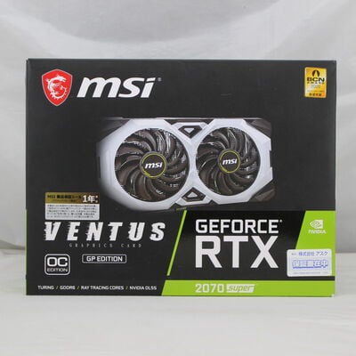 【通販センター】中古  MSI GeForce RTX 2070 SUPER VENTUS GP OC（RTX2070SUPER 8GB） 3480034941 