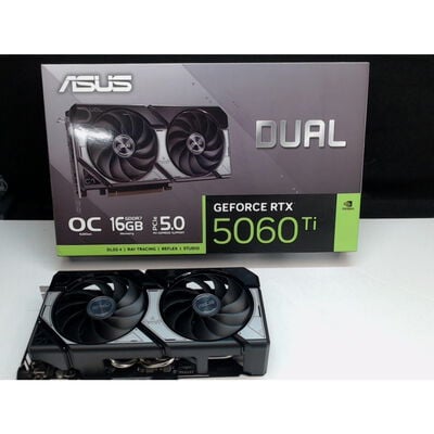 【前橋ｲﾝﾀｰｱｶﾏﾙ店】中古  ASUS DUAL-RTX5060TI-O16G (RTX5060Ti 16G) 178229 