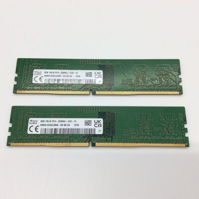 【浜松店】中古  8GB 2枚組(合計16GB) PC4-25600/DDR4-3200 デスクトップ用 190923 