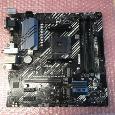 【博多店】中古  ASUS PRIME B550M-A WIFI II (B550 AM4 mATX DDR4) 3310005854 