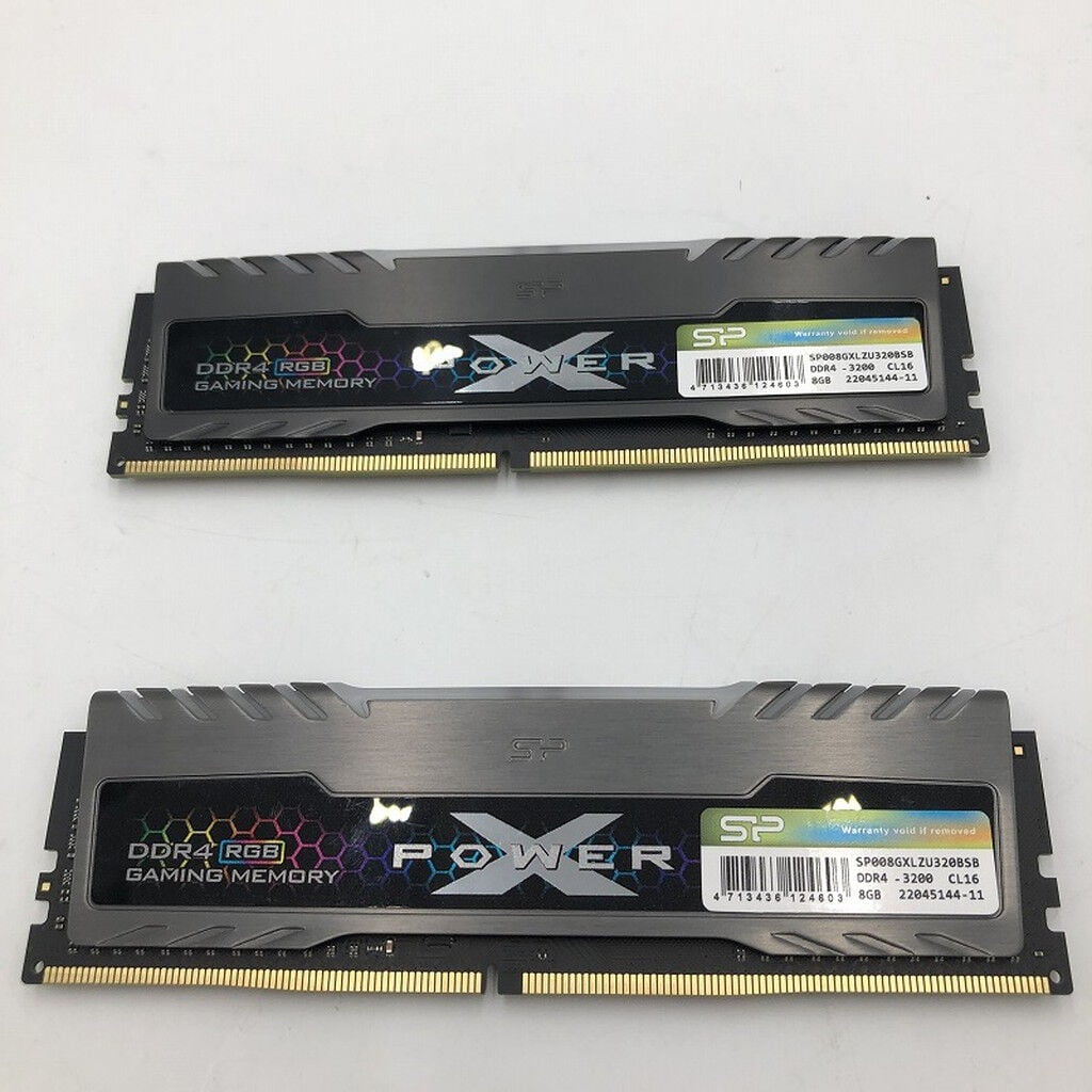 中古 8GB 2枚組(合計16GB) PC4-25600/DDR4-3200 デスクトップ用 190923