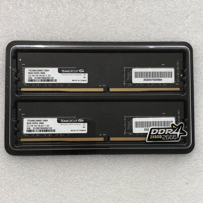 【甲府飯田店】中古  8GB 2枚組(合計16GB) PC4-21300/DDR4-2666 デスクトップ用 190926 