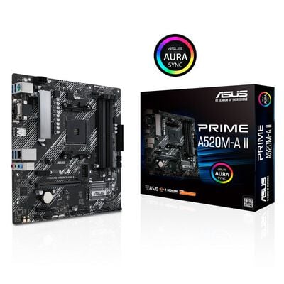 ASUS  PRIME A520M-A II (A520 AM4 MicroATX) 