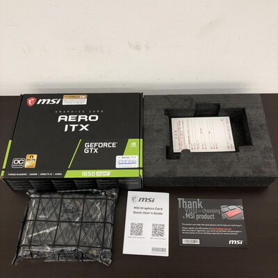 【長野稲里店】中古  MSI GeForce GTX1650 SUPER AERO ITX OC (GTX1650 SUPER 4GB) 141896 