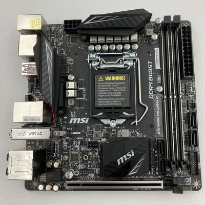 【新潟店】中古  MSI Z370I GAMING PRO CARBON AC (Z370 1151 mITX DDR4) 136220 