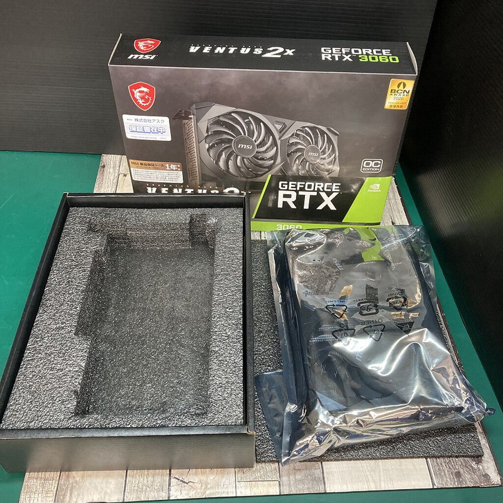 MSI GeForce RTX 3060 VENTUS 2X ジャンク品 MSI GeForce RTX 3060 VENTUS 2X ジャンク品 MSI GeForce RTX