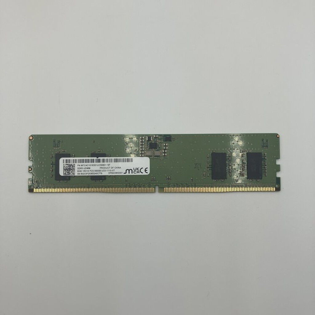 中古 PC5-44800 8GB デスクトップ用(DDR5-5600) 190513 （398628