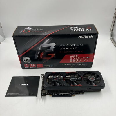 【なんば店】中古  ASRock Radeon RX5600XT Phantom Gaming D3 6G OC (RX5600XT 6GB PCIE) 141941 