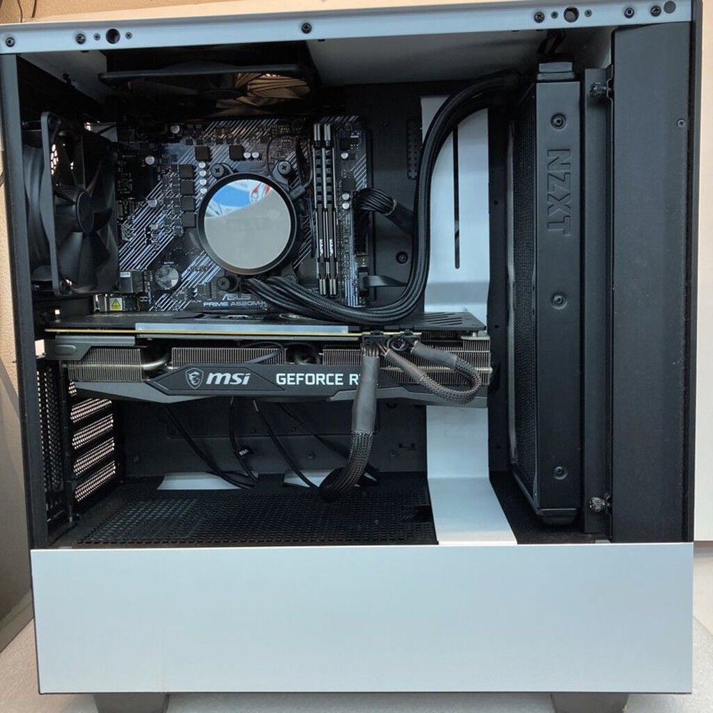 中古 自作パソコン (Ryzen 5 5500/32GB/SSD512GB/なし/RTX3070 8GB/OS