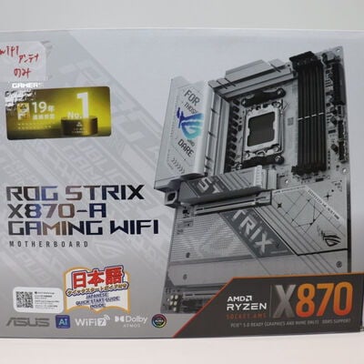 【札幌店】中古  ASUS ROG STRIX X870-A GAMING WIFI(X870 AM5 ATX) 172204 