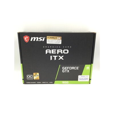 【座間相武台】中古  MSI GeForce GTX 1650 AERO ITX 4G OC(GTX1650 4G GDR5) 139574 