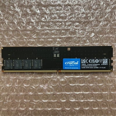 【宮崎恒久店】中古  Crucial CT32G52C42U5.M16G1(DDR5 PC5-41600 32GB) 1460026052 