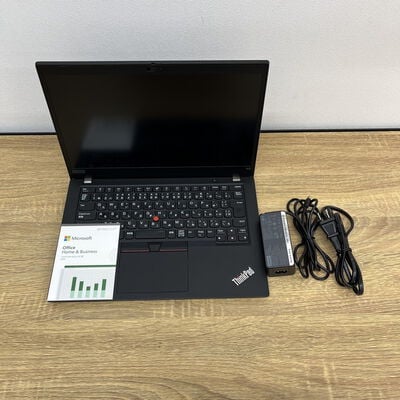 【津ラッツ店】中古  LENOVO ThinkPad X13 (AMD Ryzen 5 Pro 4650U 2.10GHz/32GB/SSD256GB/-/オンボード/13.3/1920x1080/Wi-Fi/WEBCAM/W11P/Microsoft Office Home and Business 2024) 184183 