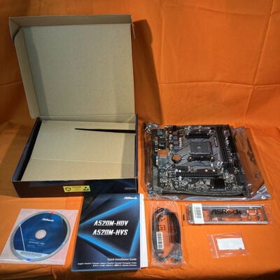 【なんば店】中古  ASRock A520M-HDV (A520 AM4 mATX DDR4) 143667 