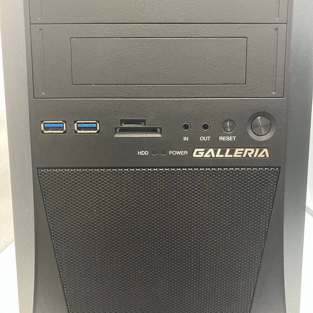 中古 THIRDWAVE GALLERIA XT (i7 8700/16GB/SSD500GB/HDD1TB/GTX1660Ti