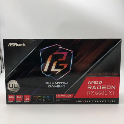 【大分店】中古  ASRock Radeon RX6600XT Phantom Gaming D 8GB OC (RX6600XT 8GB) 146748【8/14価格改定!】 