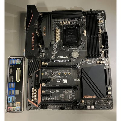 【座間相武台】中古  ASRock Z170 Extreme4 (Z170 1151 ATX DDR4) 128727 