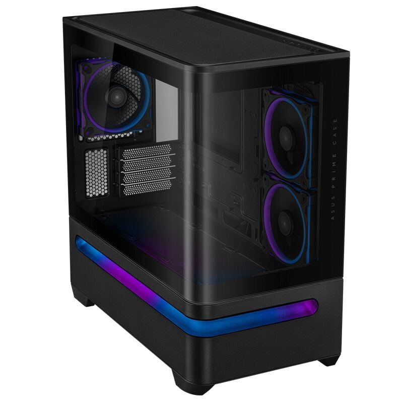 ASUS PRIME AP202 TG ARGB BLACK (MicroATX ガラス) ｜ パソコン