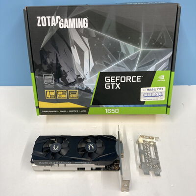 【博多店】中古  ZOTAC GAMING GeForce GTX 1650 LP 4GB GDDR5 (GTX1650 4G GDR5 3310007064 