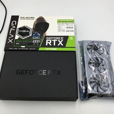 【白山FM松任店】中古  玄人志向 GALAKURO NVIDIA GEFORCE　RTX 2070 Super(GK-RTX2070SP-E8GB/WHITE/TP) 4950001959 