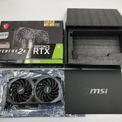 【なんば店】中古  MSI GeForce RTX 3060 VENTUS 2X 12G OC (RTX3060 12GB) 144777 