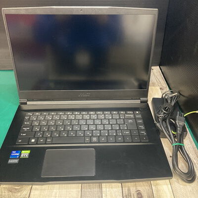 【広島店】中古  MSI GF63 Thin 11UC(i7-11800H/16GB/SSD512GB/RTX3050Laptop/W11H/ODDなし/LAN WIFi BT) 3320004737 
