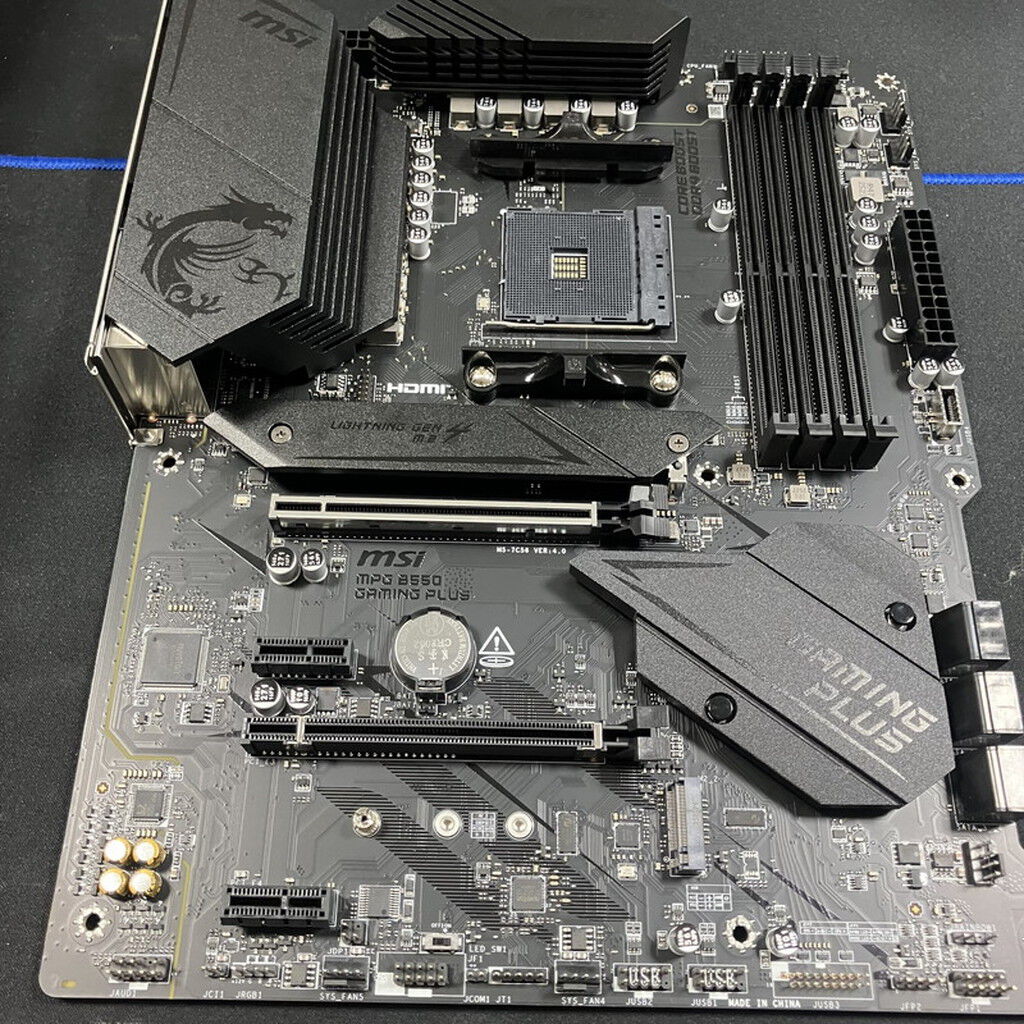 中古 MSI MPG B550 GAMING PLUS (B550 AM4 ATX DDR4) 142929