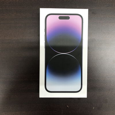 【福山ココローズ店】中古  【au版SIMフリー】Apple iPhone14 Pro 6.1インチ 128GB (ディープパープル) MQ0F3J/A 155001 
