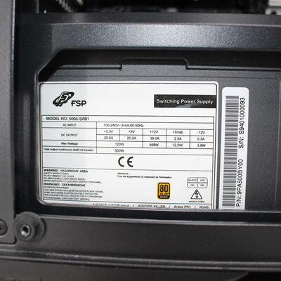 【通販センター】中古  Original PC(Intel Core i5 10400F/16GB/SSD2TB/なし/NVIDIA GeForce GTX 1050 Ti 4GB/W11H64 MAR) 187133 