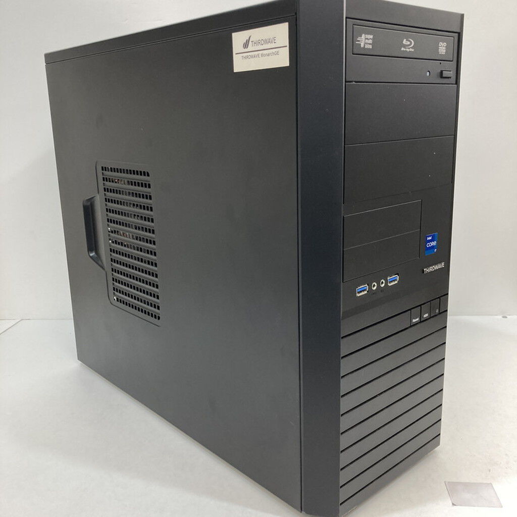THIRDWAVE Monarch GE PC OSなし SSD HDDなし 中古 THIRDWAVE MonarchGE(i7 12700/32GB/SSD2TB+1TB/RTX4070/W11H