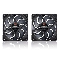 noctua  NF-A12x25 G2 PWM Sx2-PP chromax.black NF-A12X25-G2-PWM-SX2-PP-CH-BK (120mm ブラック 2個パック) 