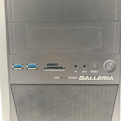 【白山FM松任店】中古   GALLERIA ZF(i7 9700K/16GB/SSD512GB/HDD2TB/RTX2070/W10H) 4950000722【8/14価格改定!】 