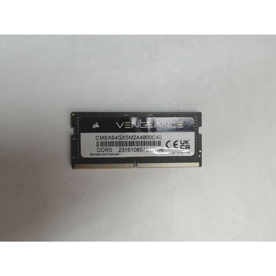 【前橋ｲﾝﾀｰｱｶﾏﾙ店】中古  CORSAIR VENGENCE　SODIMM DDR5(DDR5-4800 32GB)x1 4540001846 