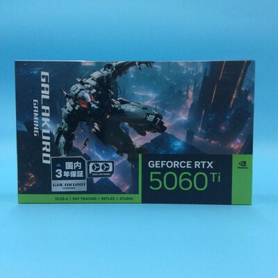 【秋葉原本店】中古  玄人志向 GG-RTX5060Ti-E8GB/OC/DF (RTX5060Ti 8G) 178255 