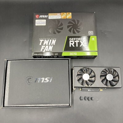 【熊本浜線店】中古  MSI GeForce RTX3070 TWINFAN 8G OC LHR(RTX3070 8GB) 5370000573 