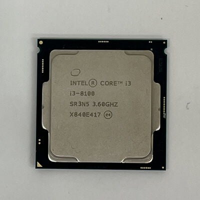 【津ラッツ店】中古  INTEL Core i3 8100 (1151/3.60GHz/6M/C4/T4) 136202 