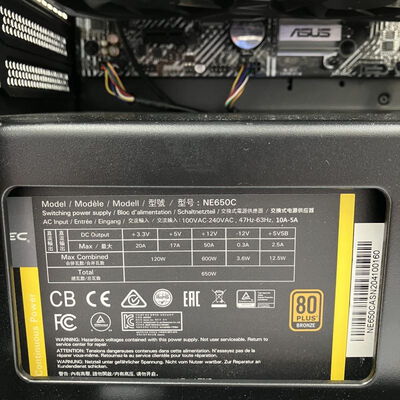 【徳島住吉店】中古  Original PC(Intel Core i7 10700/32GB/SSD512GB/なし/NVIDIA GeForce GTX 1650 4GB/W11H64 MAR) 179632 