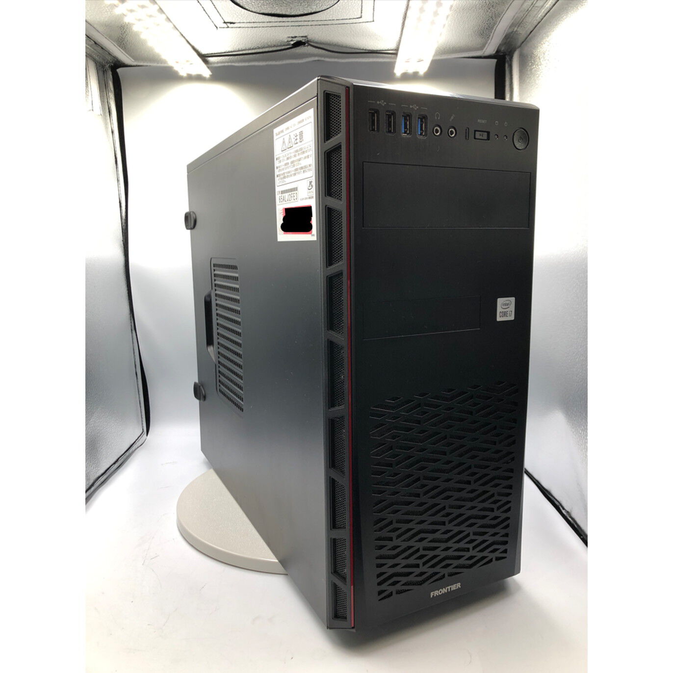 中古 インバースネット FRONTIER(i7 10700F/16GB/SSD1TB/RTX3060Ti