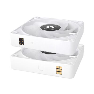 Thermaltake  CT140 EX Reverse ARGB Sync PC Cooling Fan 3 Fan Pack CL-F195-PL14SW-A (3個パック ホワイト) 