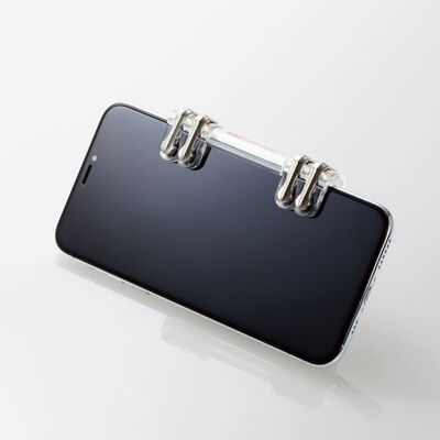 エレコム  スマートフォン用 一体型フィンガーボタン / 4ボタン P-GMF4B01CRT 