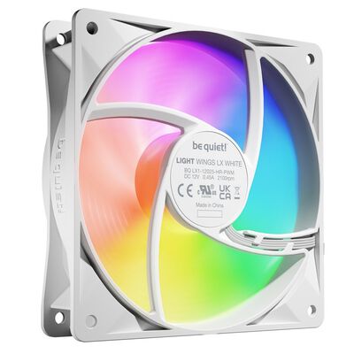 be quiet!  LIGHT WINGS LX 120mm PWM HS 3-Pack W BL125 (120mm ホワイト 3個パック) 