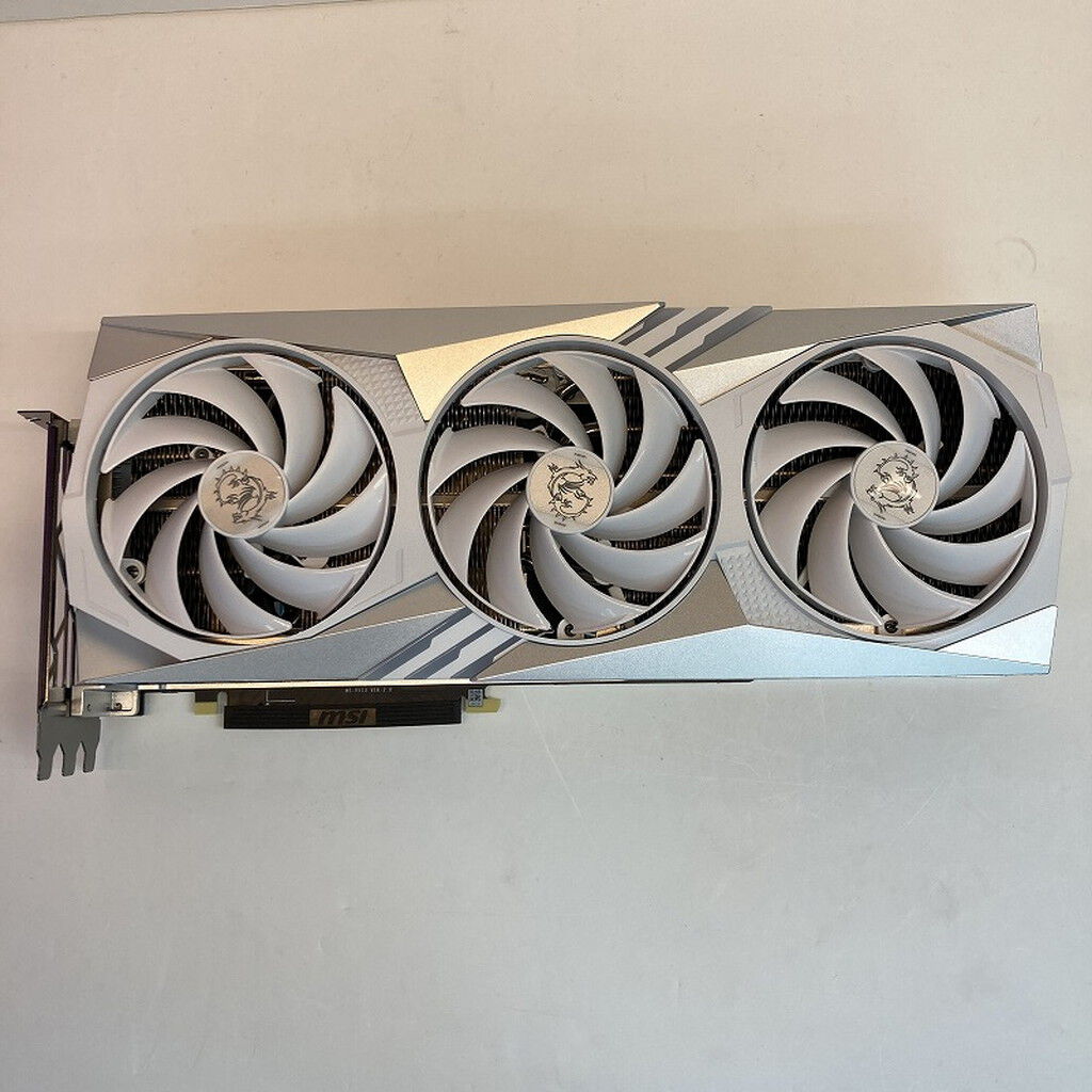 中古 MSI GeForce RTX 4070 Ti GAMING X TRIO WHITE 12G (RTX4070Ti