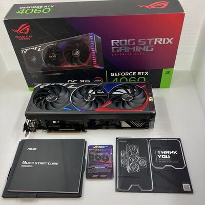 【秋葉原本店】中古  ASUS ROG-STRIX-RTX4060-O8G-GAMING (RTX4060 8GB) 158790 