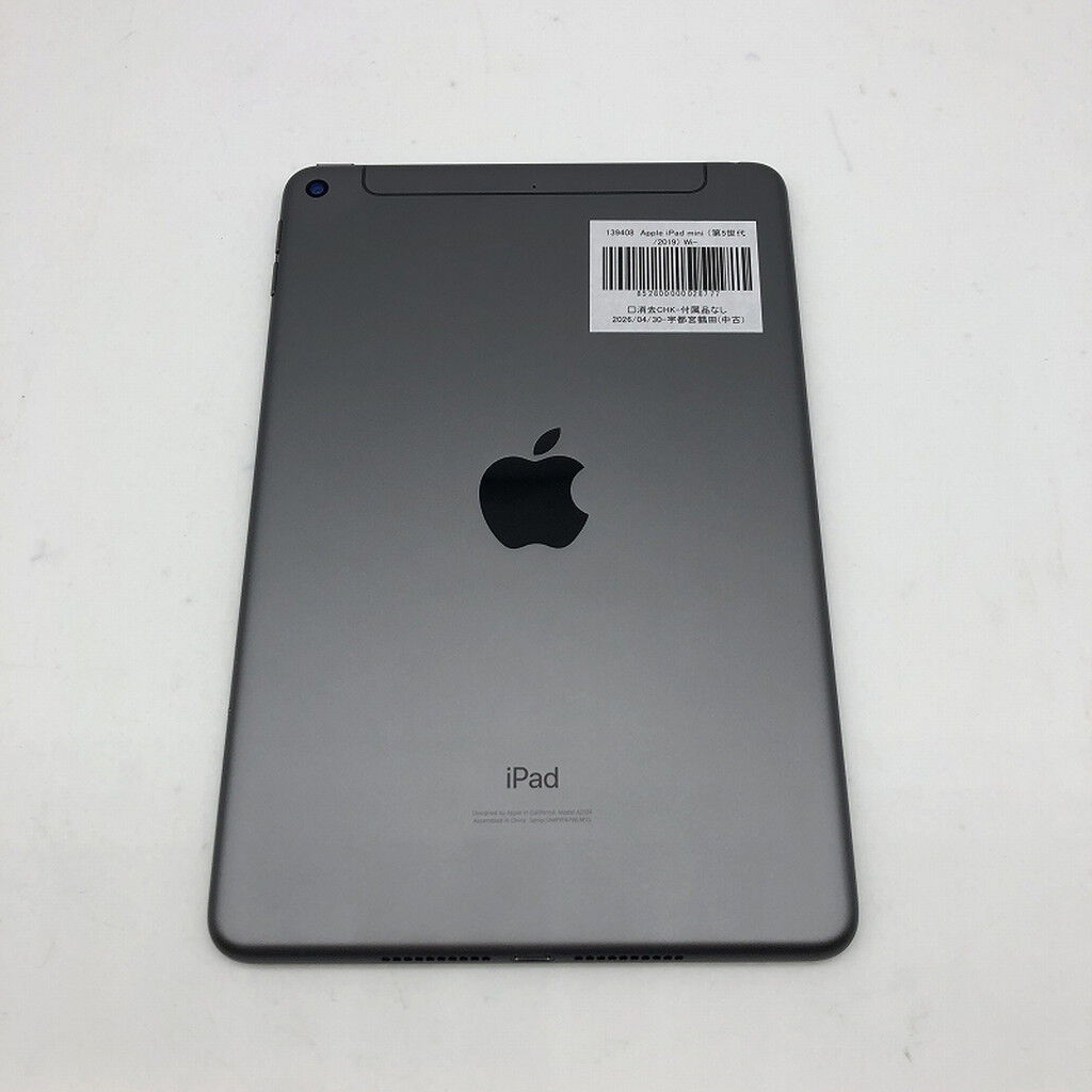 中古 Apple iPad mini （第5世代/2019） Wi-Fi + Cellular 256GB