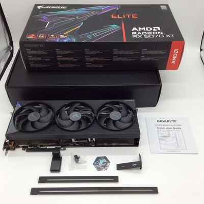 【浜松店】中古  GIGABYTE GV-R9070XTAORUS E-16GD (RX9070XT 16G) 176941 