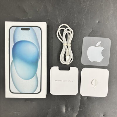 【大須店】中古  【国内版SIMフリー】Apple iPhone15 Plus 256GB ブルー MU0N3J/A 161158 