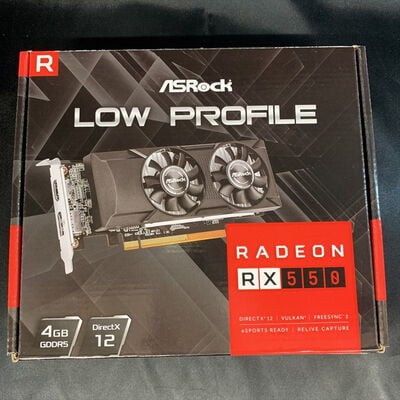 【横浜駅前店】中古  ASRock RX550 LP 4G (Radeon RX550 4GB GDDR5 1H1P) 199771 