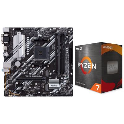 ASUS PRIME B550M-A マザーボード+Ryzen 7 5700X CPU 2点同時購入で990円(税込)引き