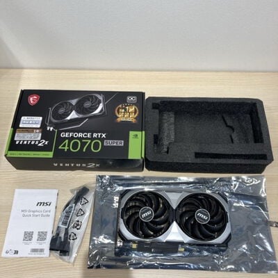 【静岡東瀬名店】中古  MSI GeForce RTX 4070 SUPER 12G VENTUS 2X OC (RTX4070 SUPER 12GB) 163393 