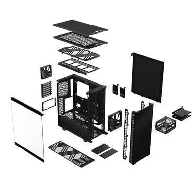 Fractal Design  Define 7 Compact Black TG Light Tint　FD-C-DEF7C-03 (ATX ガラス ブラック) 